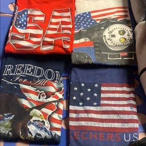 4 USA inspired tshirts